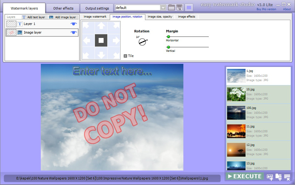 Photo Manipulation Software Screenshot