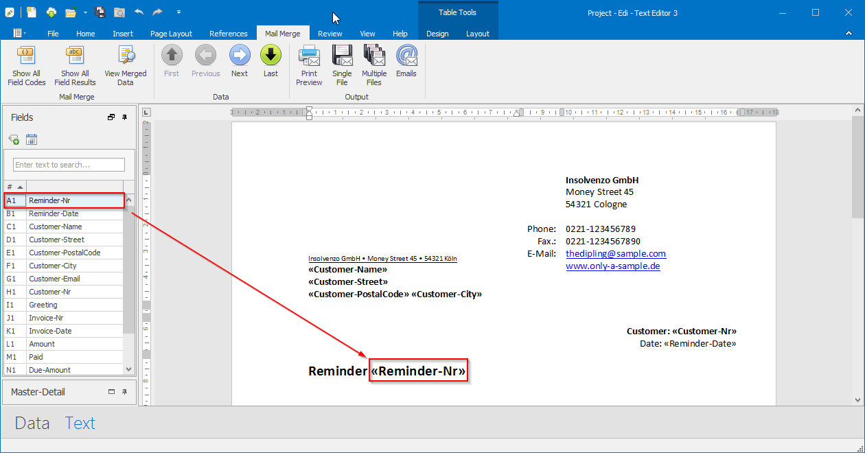 Edi - Text Editor, Business & Finance Software Screenshot