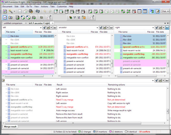Development Tools Software, Ellié Computing Merge Screenshot
