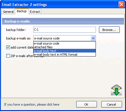 Email Extraction Software, Email Extractor Screenshot