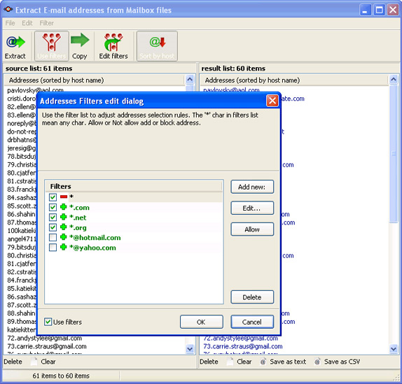 Email Extractor Screenshot