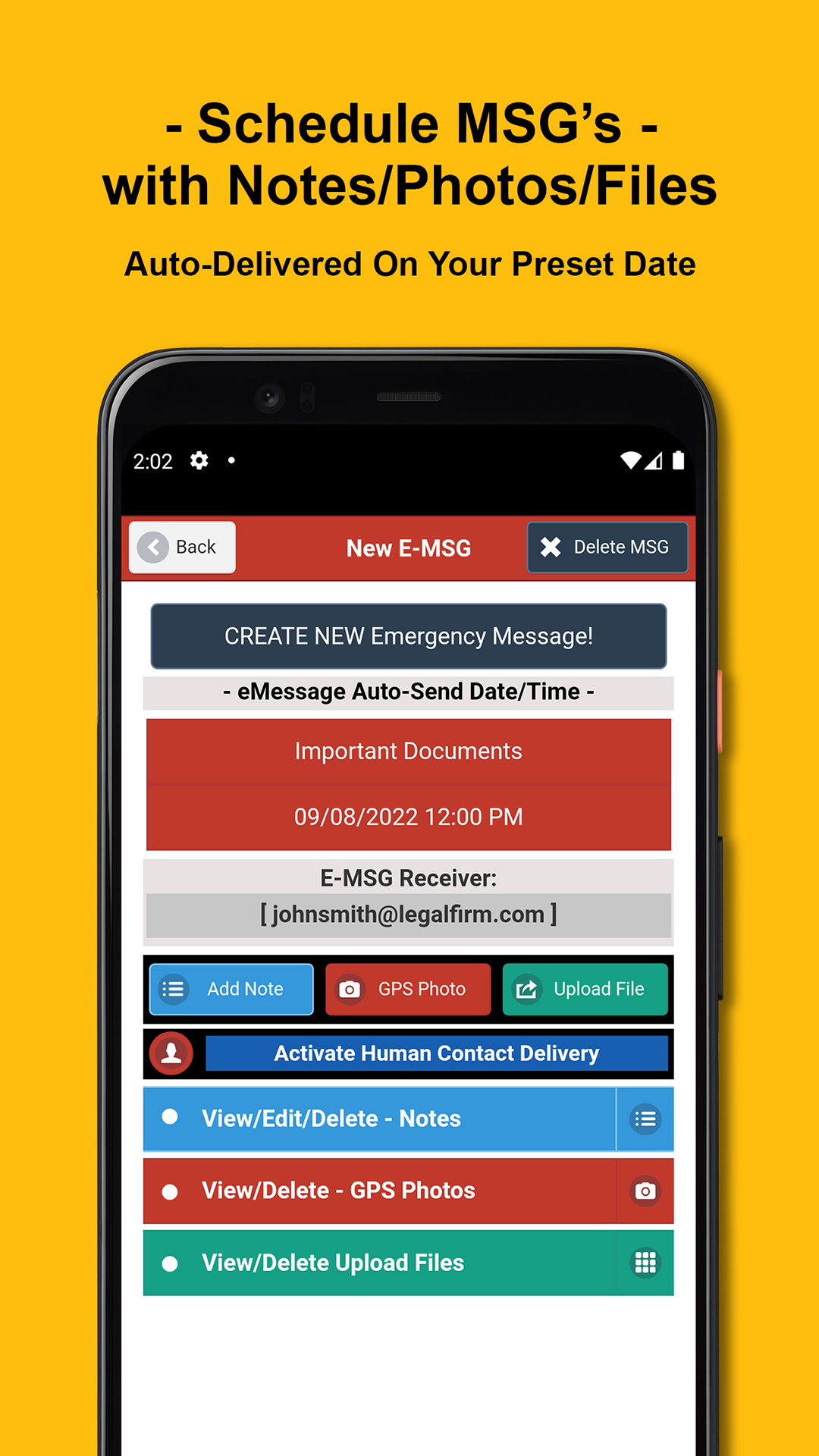 Emergency Mailbox!, Productivity Software Screenshot