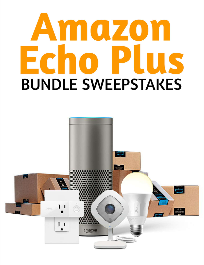 Enter to Win Amazon Echo Smart Home Bundle Sweepstakes $500