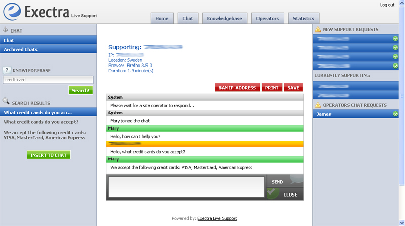 Business Management Software Screenshot