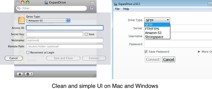 ExpanDrive Screenshot