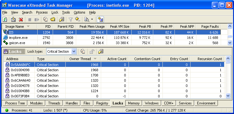 eXtended Task Manager Both 32-bit and 64-bit Editions