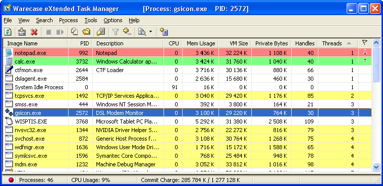 eXtended Task Manager Both 32-bit and 64-bit Editions