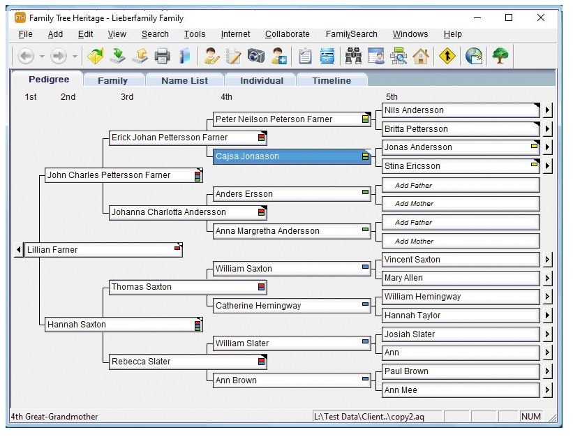 Family Tree Heritage Gold, Software Utilities, Other Utilities Software Screenshot