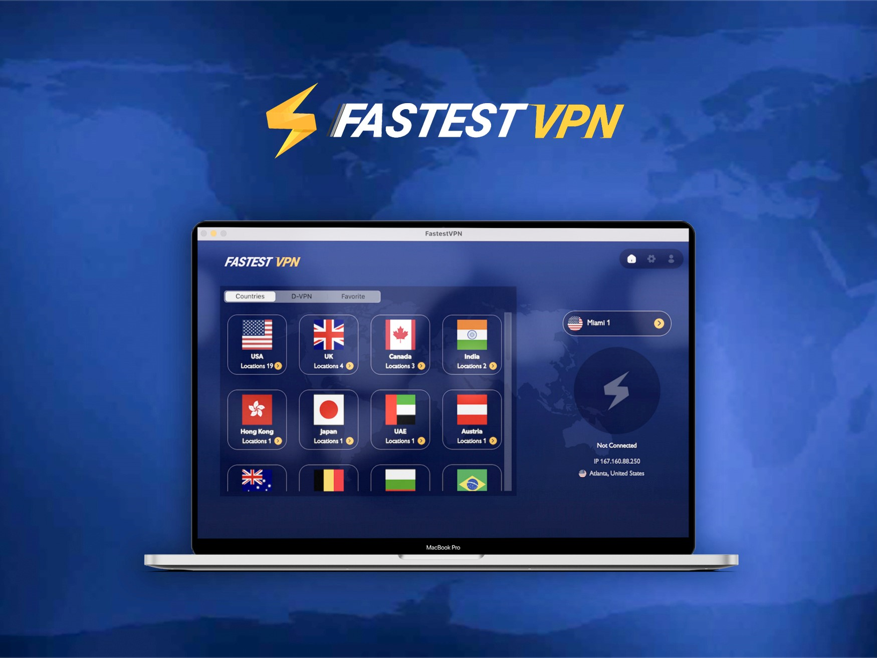 FastestVPN PRO Lifetime Plan with 15 Logins for Just $30 + 1 Year PassHulk Password Manager FREE, Security Software Screenshot