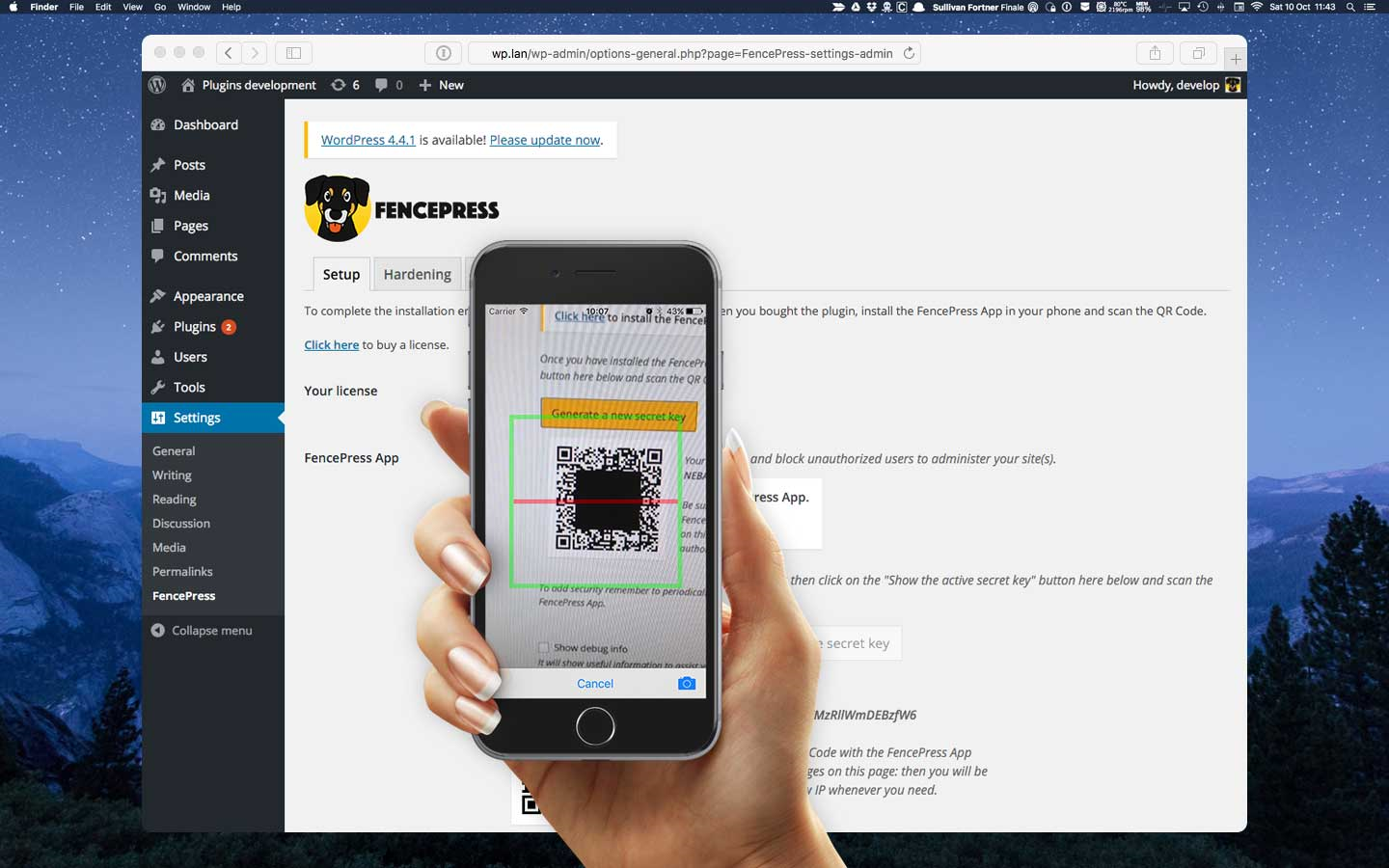 FencePress, Internet Security Software Screenshot