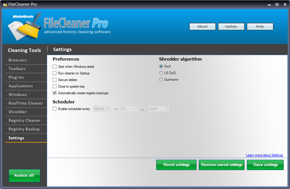Software Utilities, Files and Folders Software Screenshot