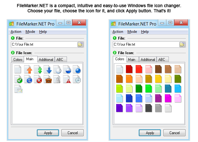 FileMarker.NET Pro, File Management Software Screenshot