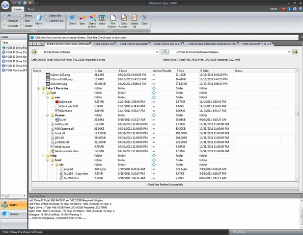 FileStream Sync TOGO Screenshot