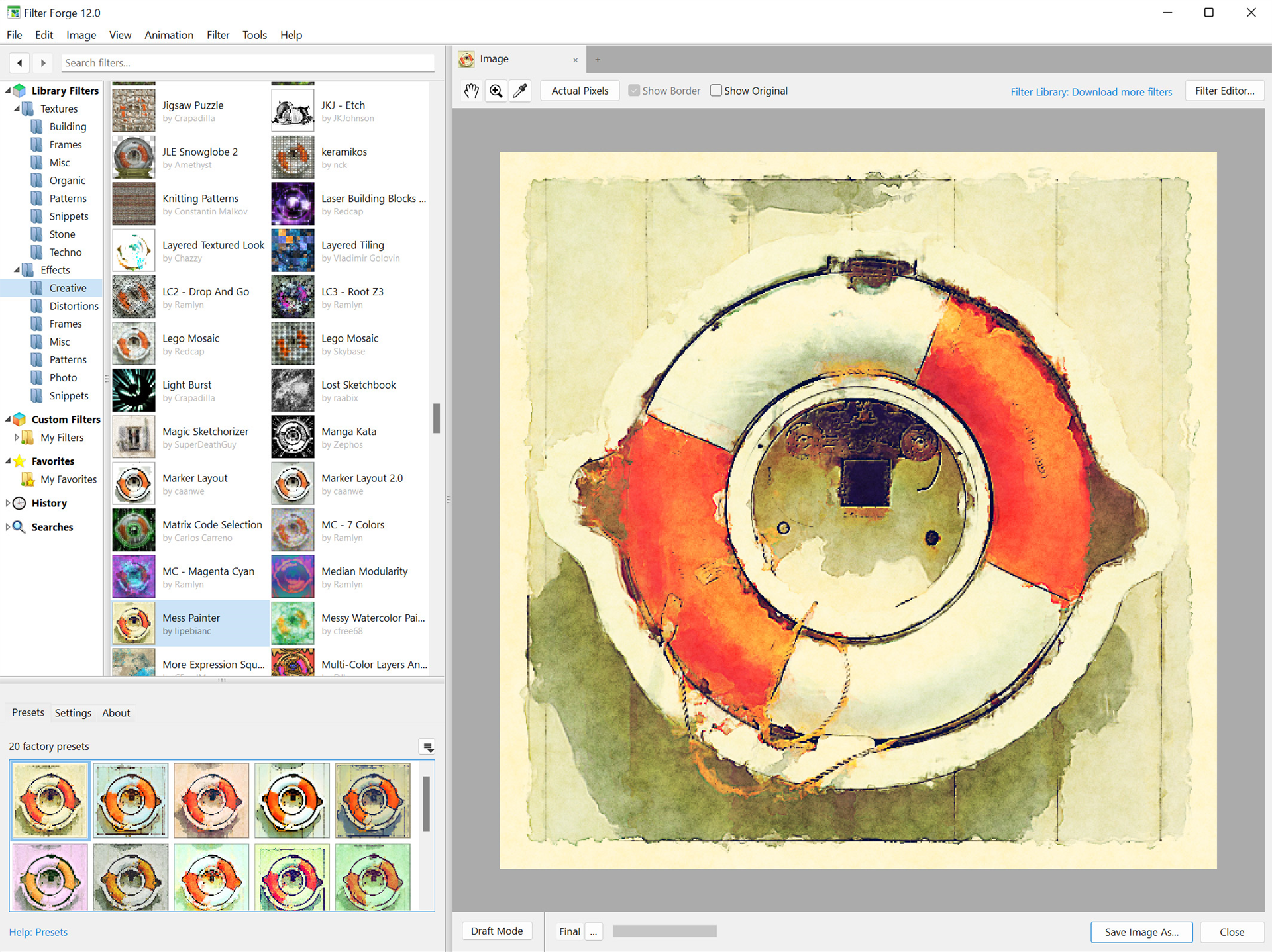 Graphic Design Software, Filter Forge Professional Edition Screenshot