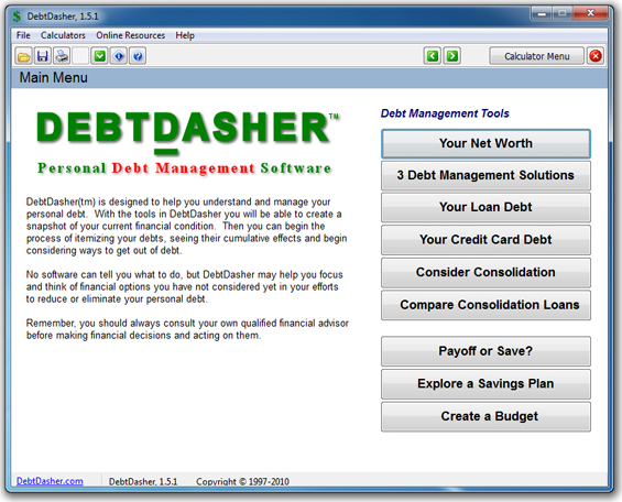 TedCo Financial Calculator Bundle, Personal Finance Software Screenshot