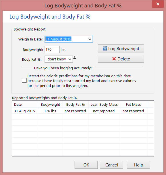 Fitness Assistant, Productivity Software, Food / Cooking Software Screenshot