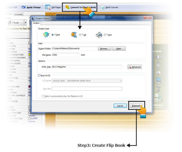 Flip PDF Professional, Cataloging Software Screenshot