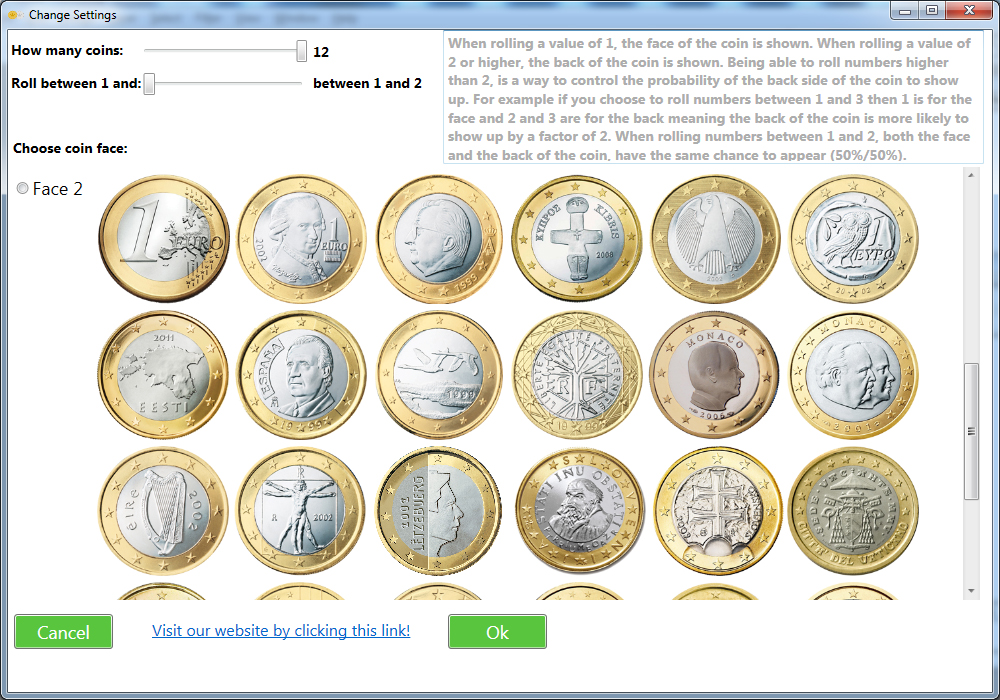 Misc & Fun Graphics Software, Flip The Coins Screenshot