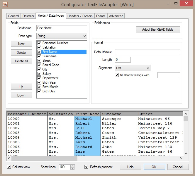 FlowHeater, Database Conversion Software Screenshot