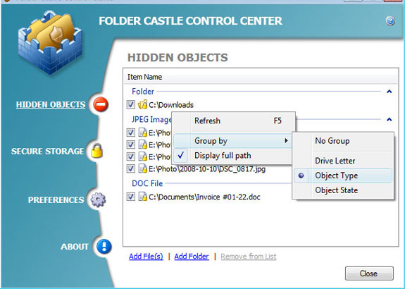 Folder Castle Screenshot