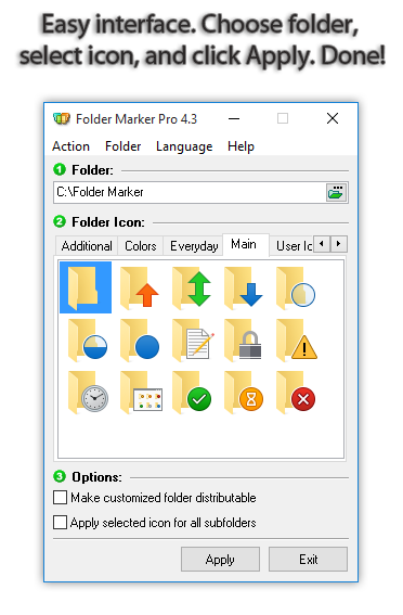 Folder Marker Pro, Software Utilities Screenshot