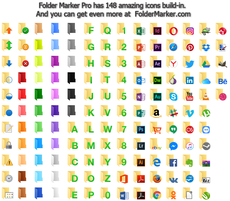 Folder Marker Pro, Folder Software Screenshot