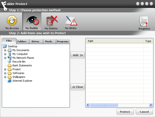 Folder protect Screenshot 8