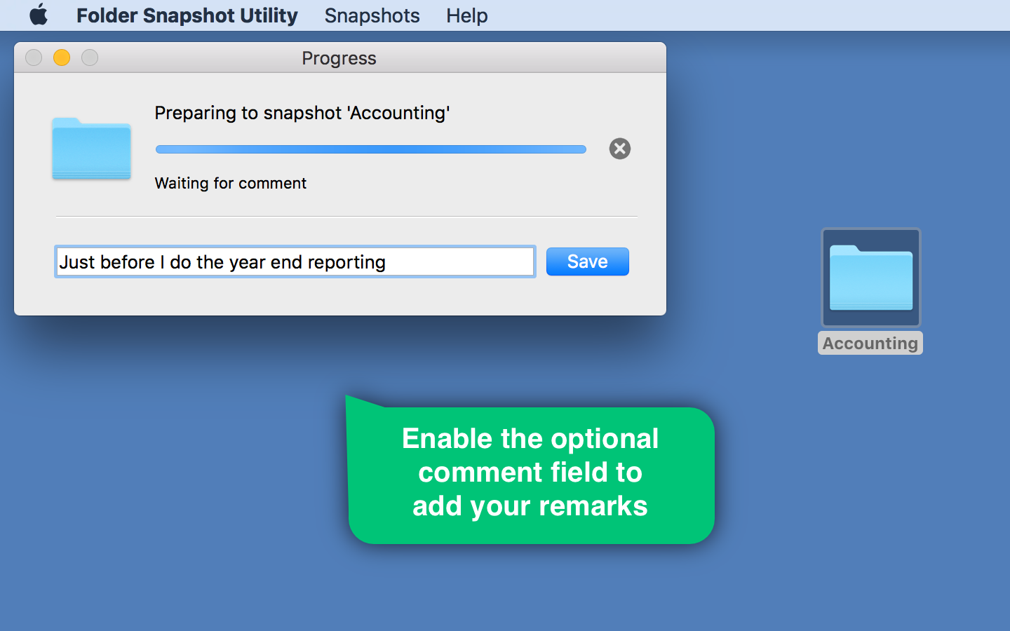 Folder Snapshot Utility, Backup and Restore Software Screenshot