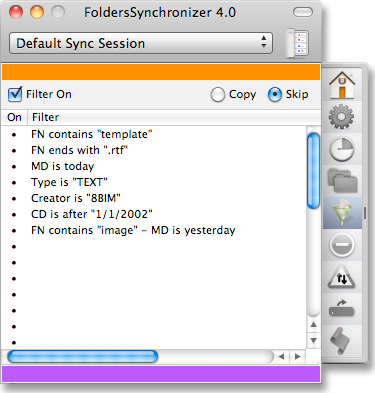 FoldersSynchronizer, Security Software, Backup Files Software Screenshot