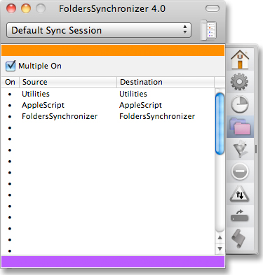 Security Software, FoldersSynchronizer Screenshot