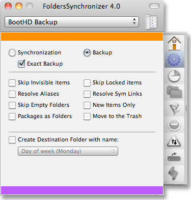 FoldersSynchronizer Screenshot