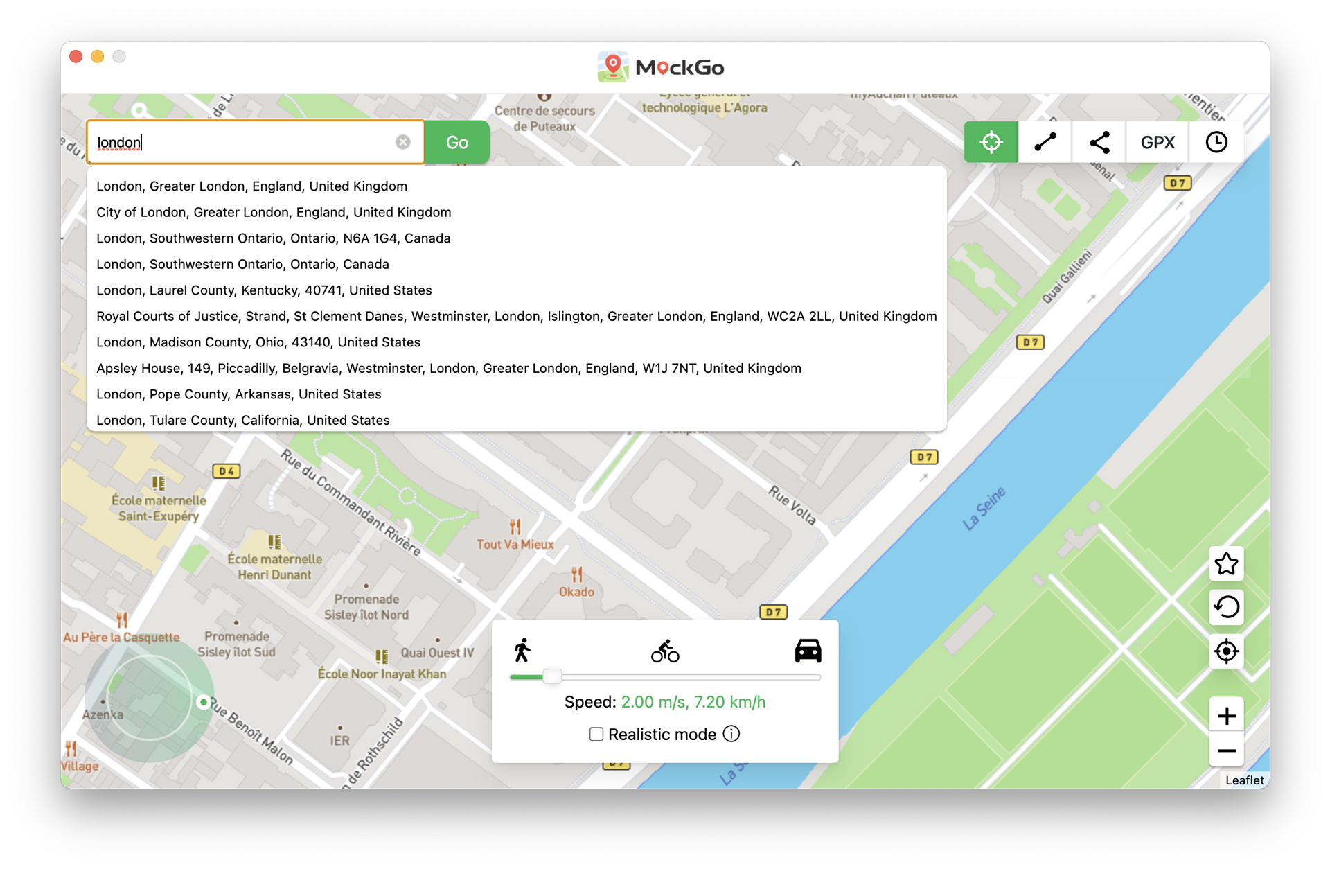 MockGo, Security Software Screenshot