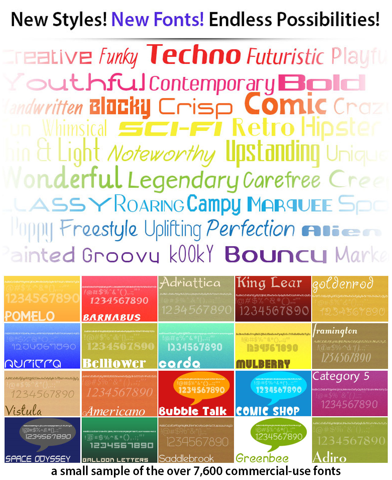 Font Pack Pro Master Collection Screenshot