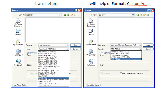 Formats Customizer, Other Utilities Software Screenshot