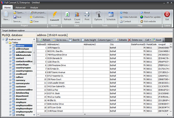 Full Convert Enterprise, Development Software Screenshot