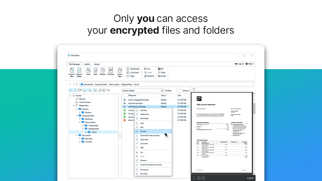 Encryption Software Screenshot