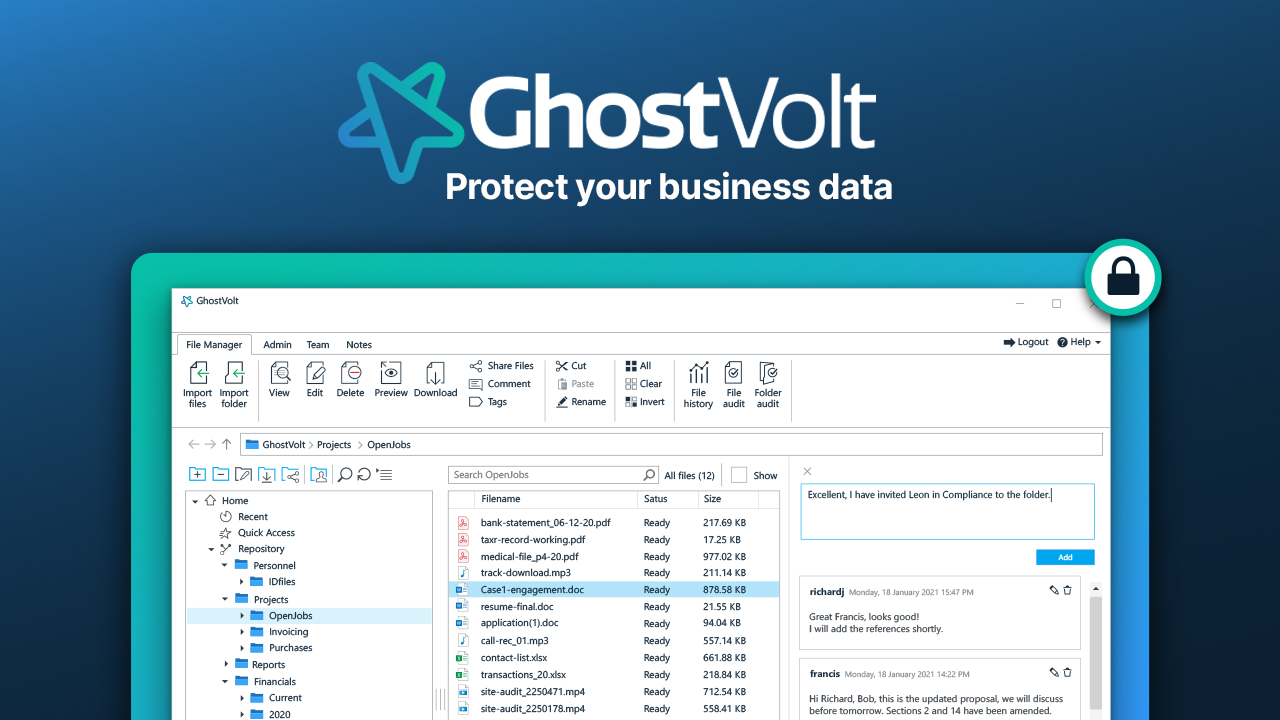 Security Software, GhostVolt Screenshot
