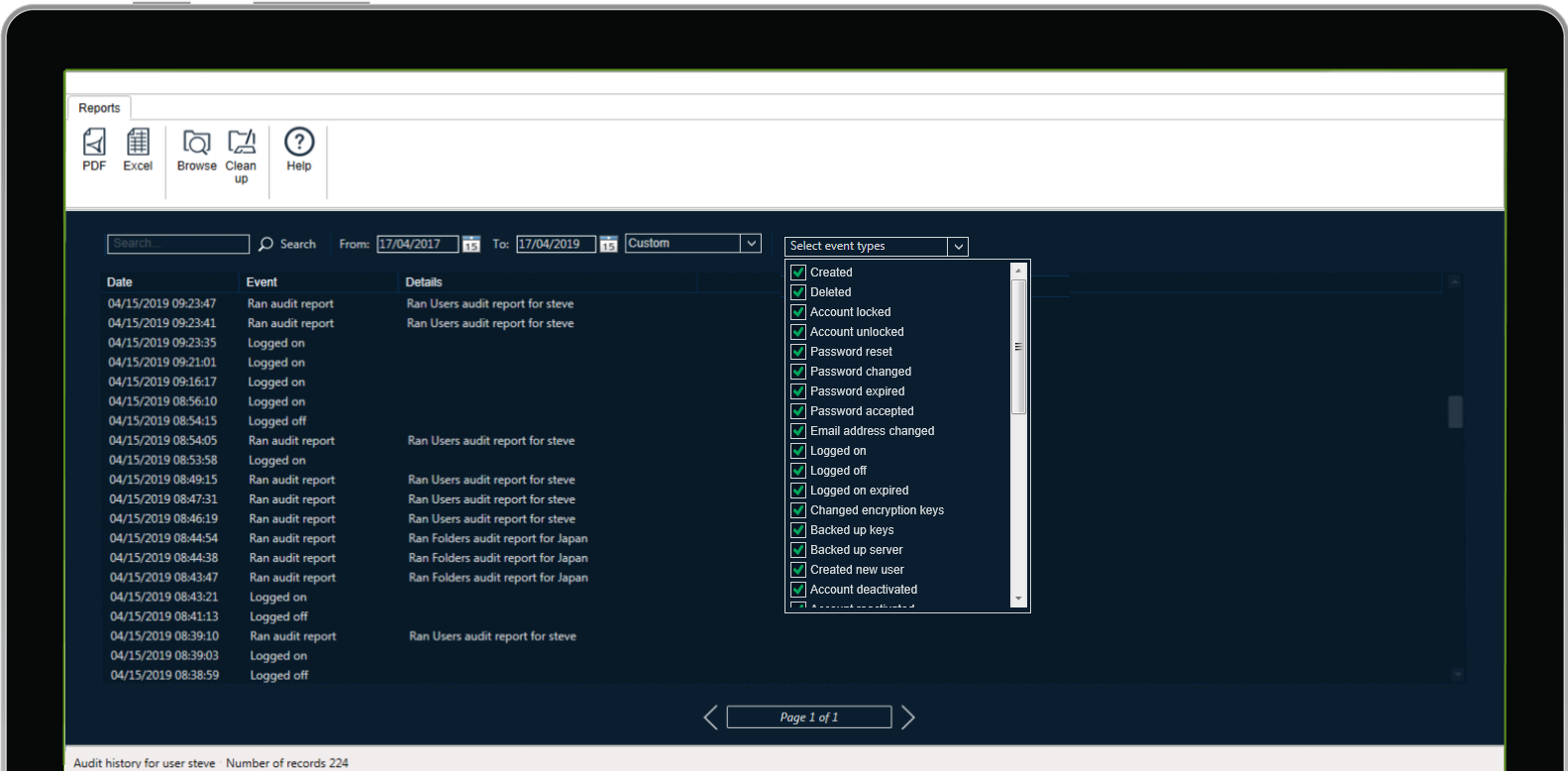 GhostVolt, General Security Software Screenshot