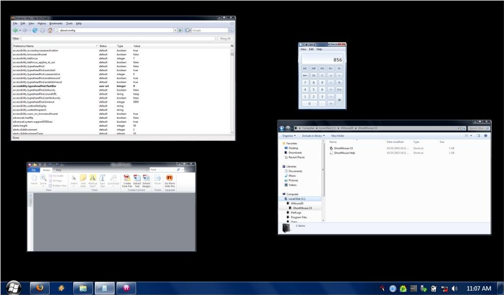 GiMeSpace Desktop Extender 3D, Desktop Space Software Screenshot