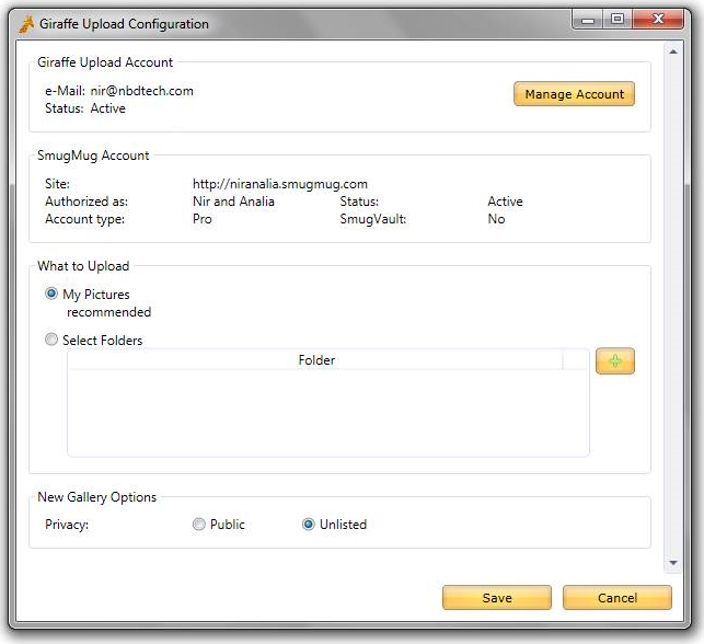 Backup Cloud Software Screenshot
