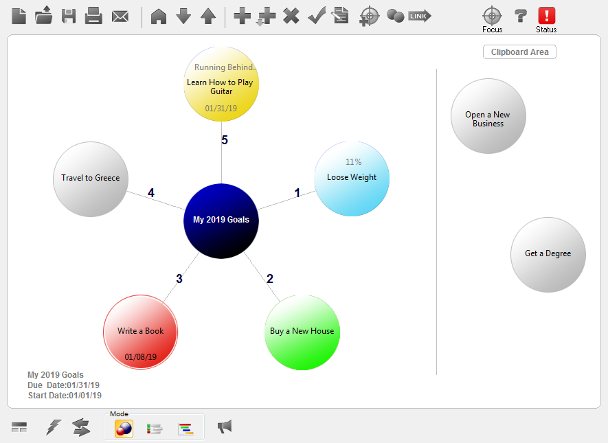 Productivity Software, GoalEnforcer Hyperfocus Screenshot