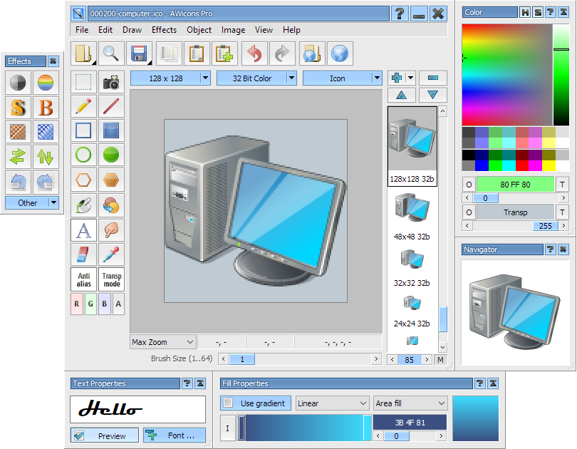 Graphics Mega-Bundle, Graphic Design Software Screenshot