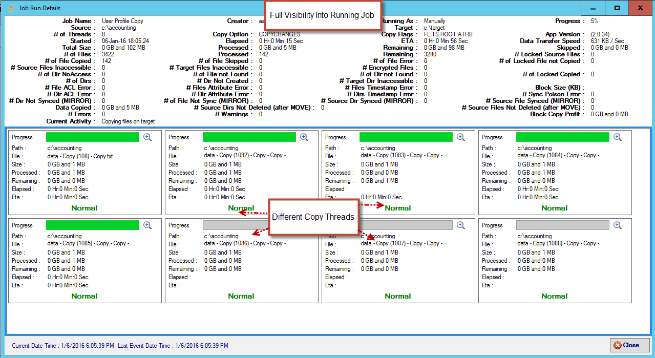 GS RichCopy 360 Standard, Software Utilities, Files and Folders Software Screenshot