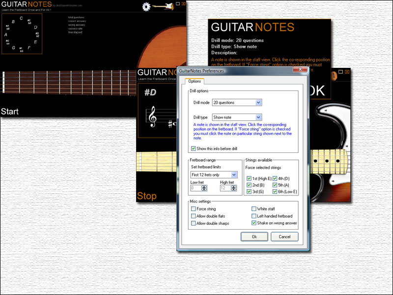 Guitar Notes Screenshot