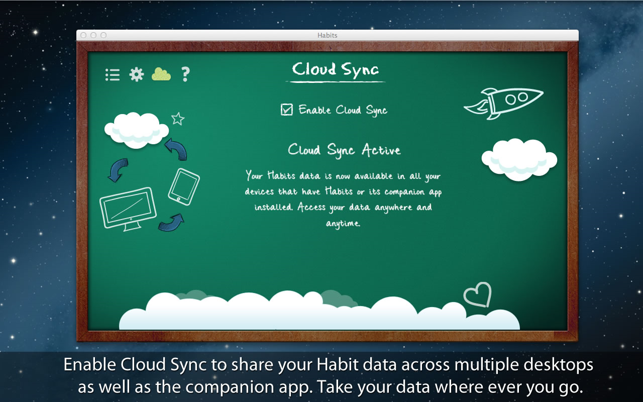 Lifestyle Software, Habits Screenshot