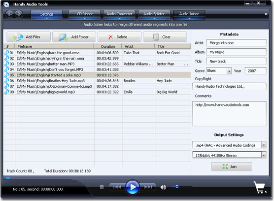 Recording Studio Software, Handy Audio Tools Screenshot