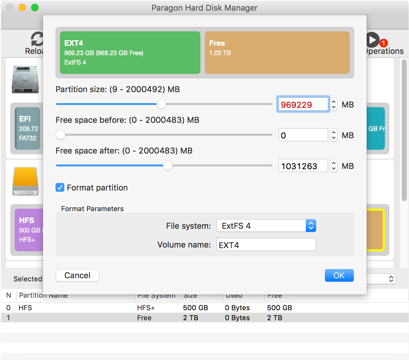 Hard Drive Software, Hard Disk Manager for Mac Screenshot