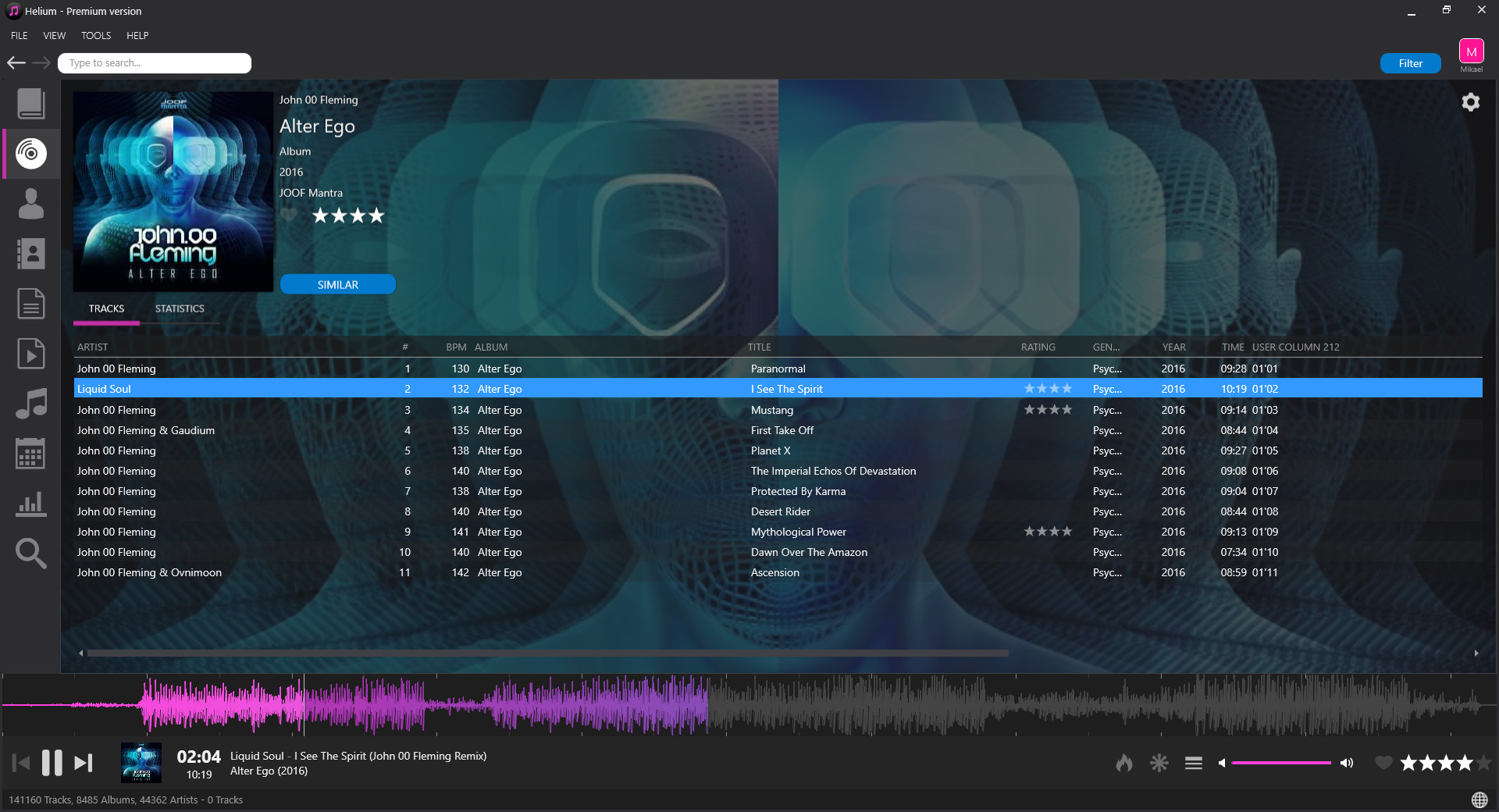 Music Software Screenshot