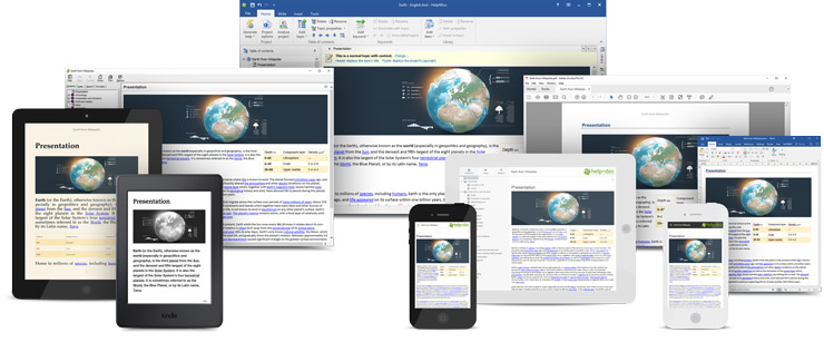 Help Authoring Software Screenshot