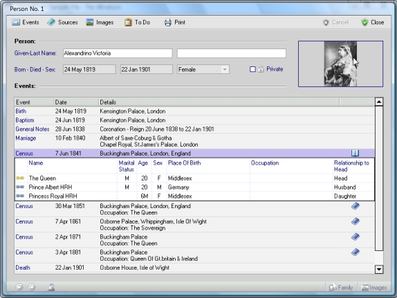 Organization Software Screenshot